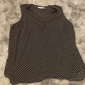 Violet and Claire blouse 2X polka dot